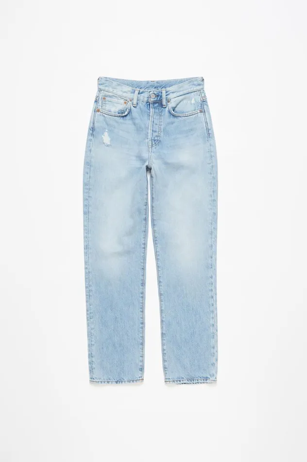 Acne Studios Regular Fit Jeans 8211 Mece Light Blue Women Jeans