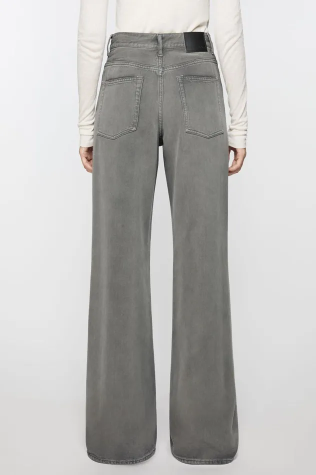 Acne Studios Relaxed Fit Jeans 8211 2022F Anthracite Grey Women Jeans