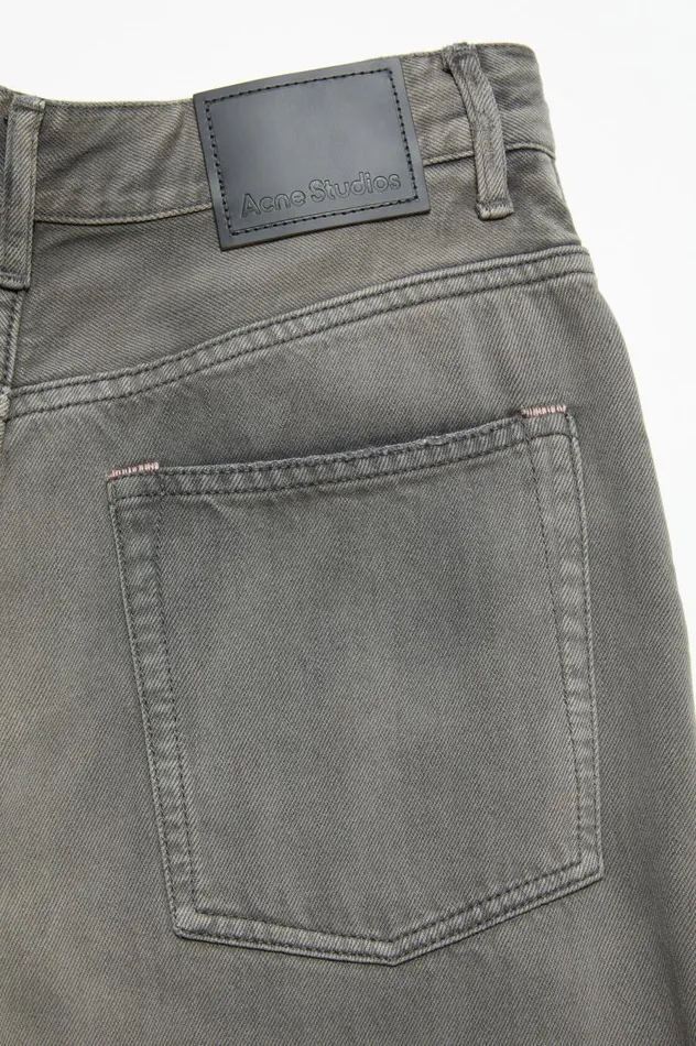 Acne Studios Relaxed Fit Jeans 8211 2022F Anthracite Grey Women Jeans