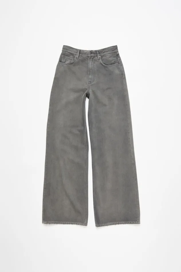 Acne Studios Relaxed Fit Jeans 8211 2022F Anthracite Grey Women Jeans