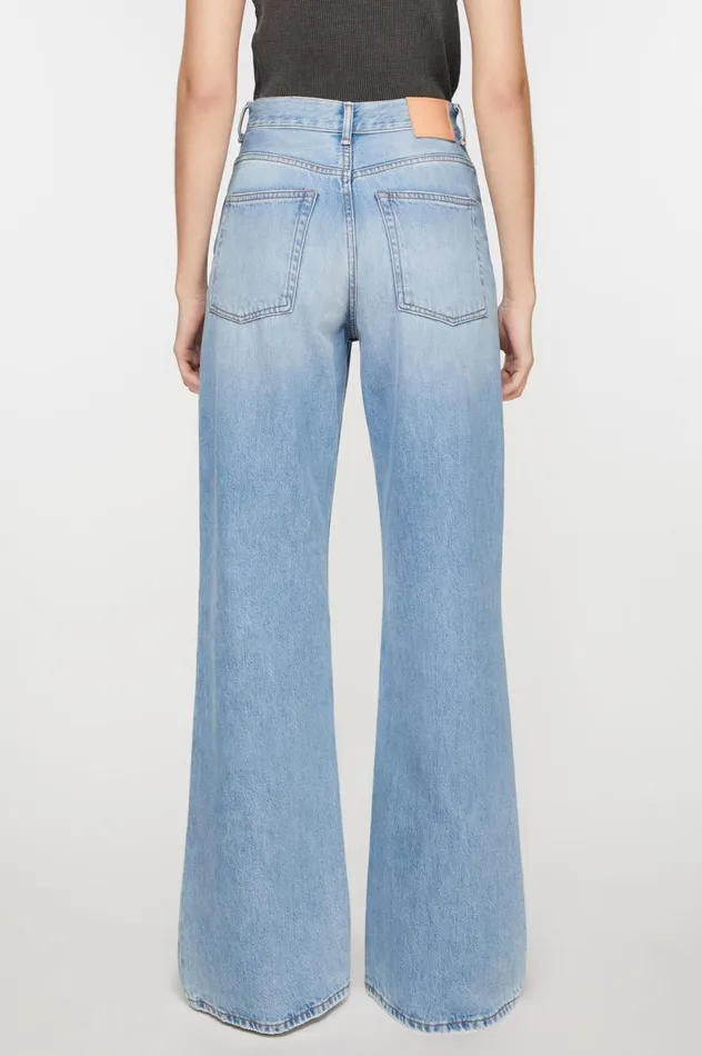 Acne Studios Relaxed Fit Jeans 8211 2022F Light Blue Women Jeans