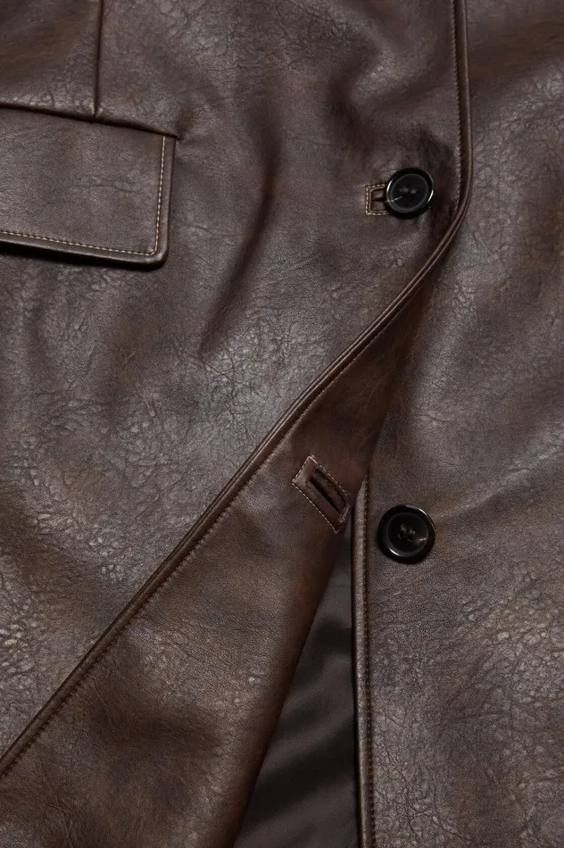 Acne Studios Singlebreasted Coat Brown Women Outerwear