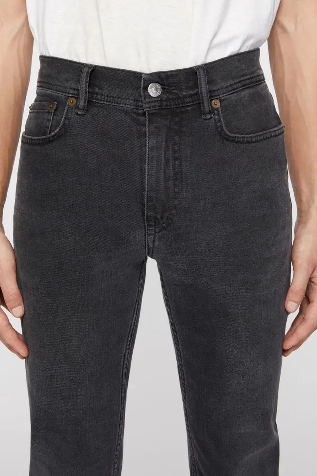 Acne Studios Skinny Fit Jeans 8211 North Used Black Men Jeans