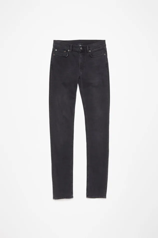 Acne Studios Skinny Fit Jeans 8211 North Used Black Men Jeans