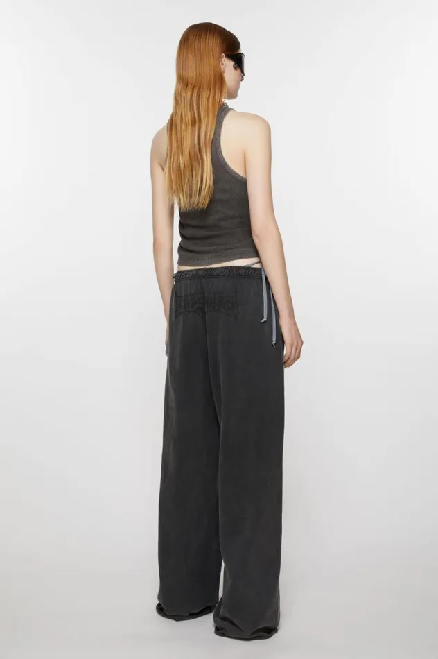 Acne Studios Sweatpants Faded Black Women Trousers