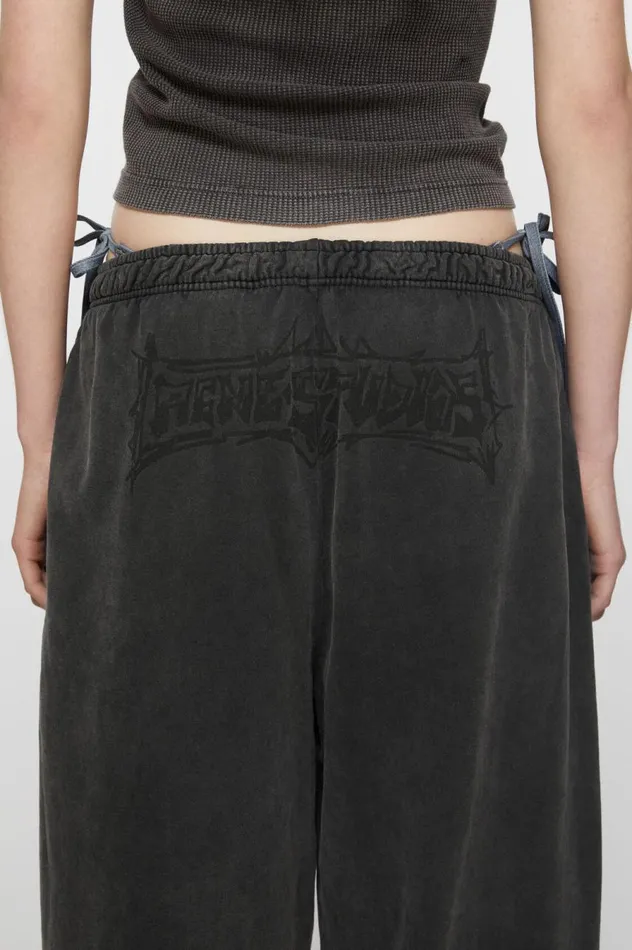 Acne Studios Sweatpants Faded Black Women Trousers