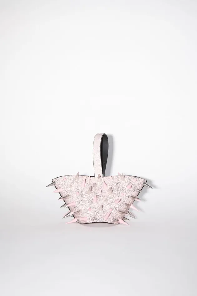 Acne Studios Top Handle Spike Bag Pastel Pink Men Bags