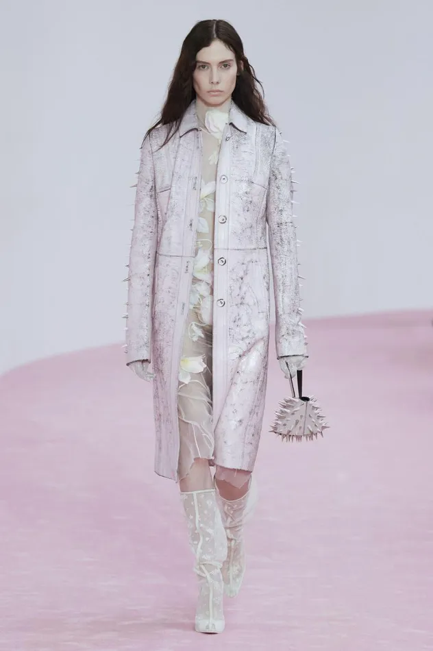 Acne Studios Top Handle Spike Bag Pastel Pink Men Bags