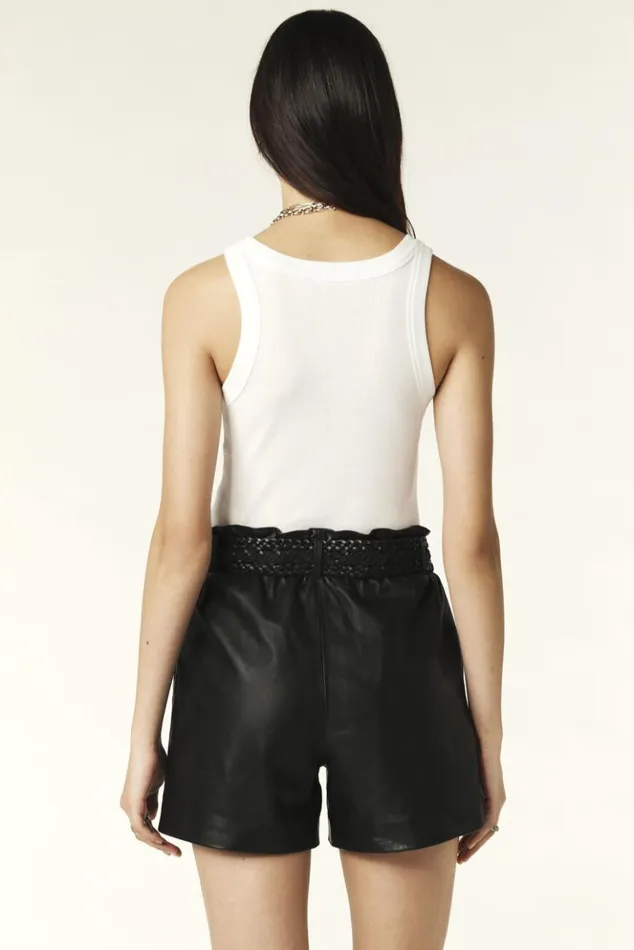 AglaeHighRise Shorts Clothing Baandsh Skirts and Shorts