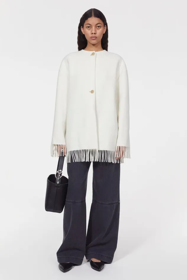 Agnes Wool Jacket Whipped Cream Women Rodebjer Outerwear