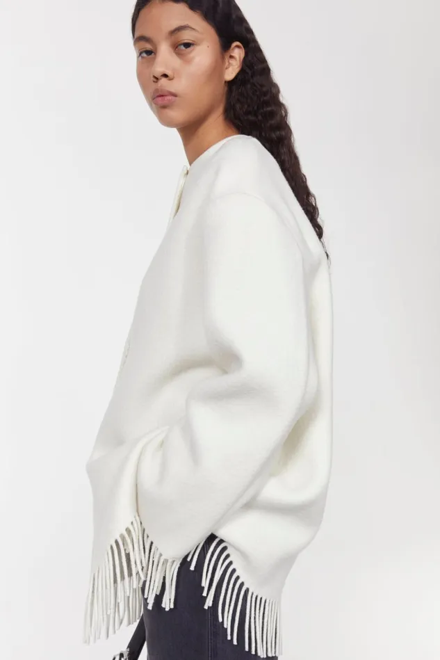 Agnes Wool Jacket Whipped Cream Women Rodebjer Outerwear