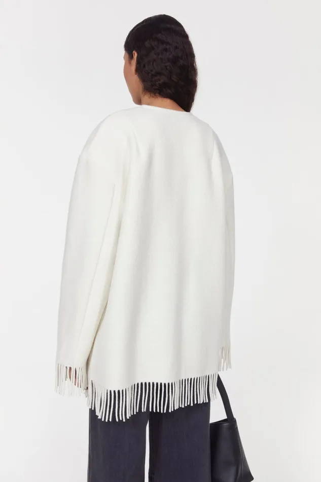 Agnes Wool Jacket Whipped Cream Women Rodebjer Outerwear