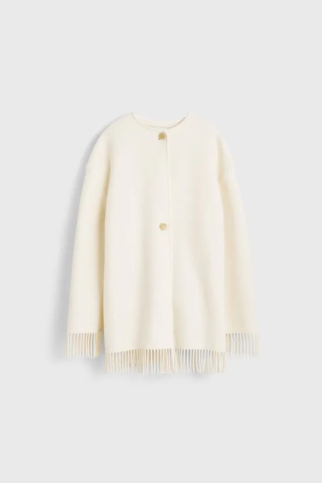 Agnes Wool Jacket Whipped Cream Women Rodebjer Outerwear