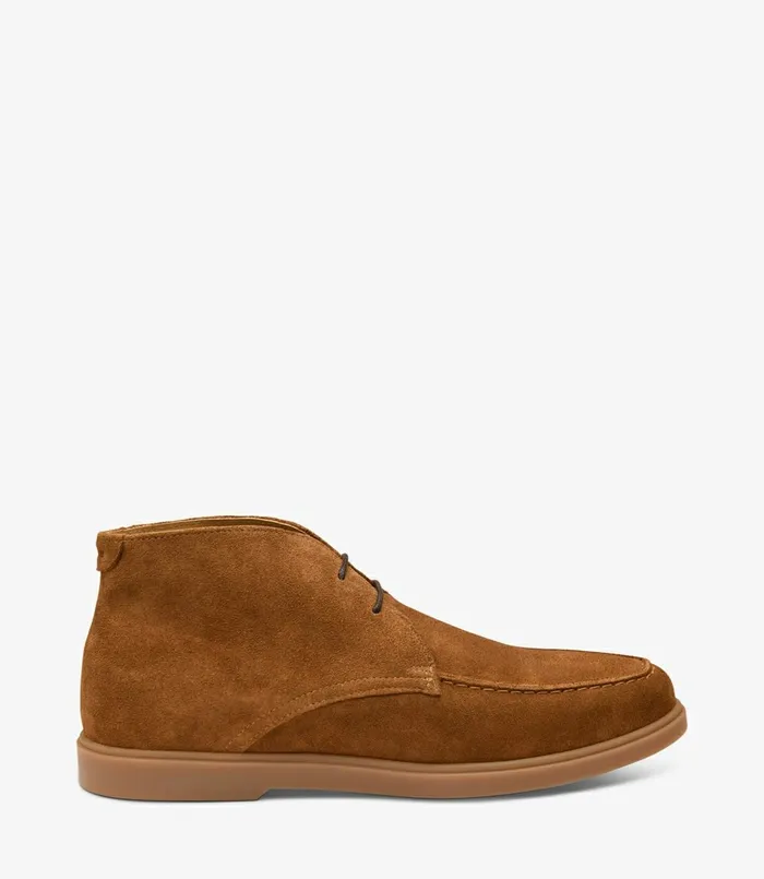 Amalfi Chestnut Brown Suede Chukka Boots Loake Men