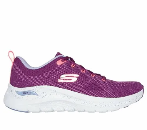 Arch Fit 20 8211 Fast Paced Purple Multi Women SKECHERS Lace Up