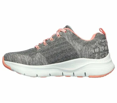 Arch Fit 8211 Comfy Wave Gray Pink Women SKECHERS Lace Up