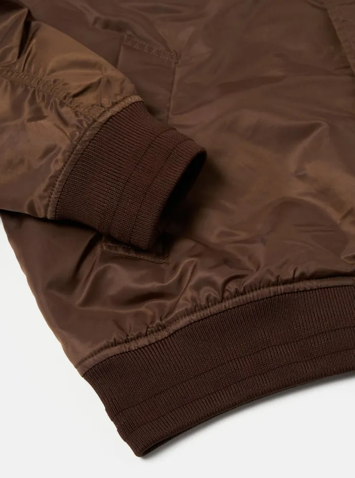 Badge Bomber In Brown Flight Nylon Men Universal Works Coats and Outerwear