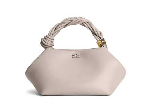 Bags GANNI Top Handle Light Grey Small Bou Bag Oyster Gray