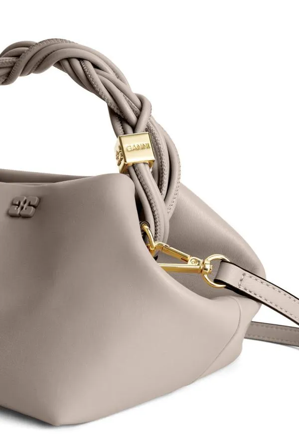 Bags GANNI Top Handle Light Grey Small Bou Bag Oyster Gray