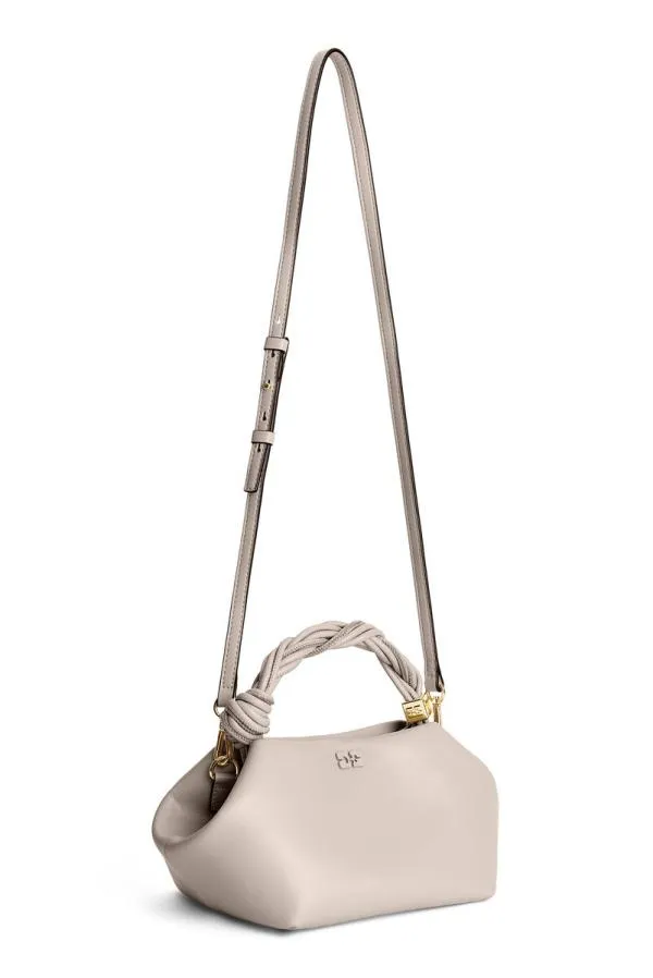 Bags GANNI Top Handle Light Grey Small Bou Bag Oyster Gray