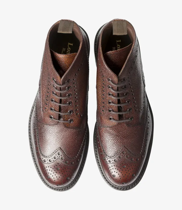Bedale Oxblood Grain Derby Boots Loake Men Bedale Oxblood Grain Derby Boots Loake Men