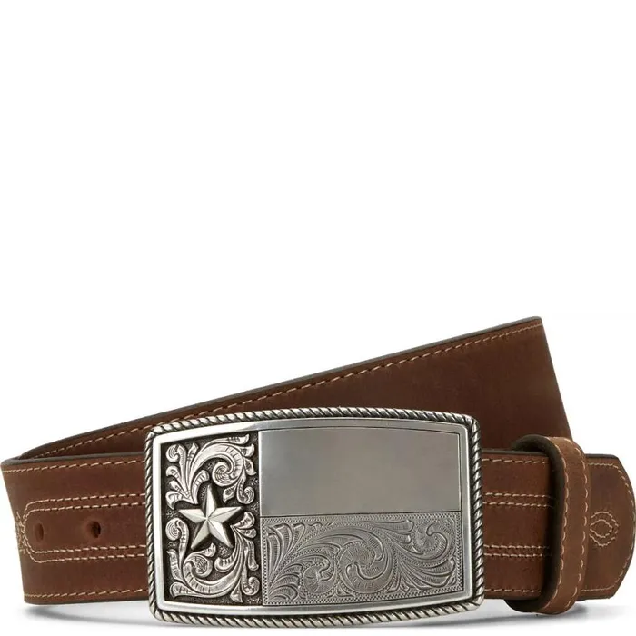 Belts Men Justin Boots Texas Tuff Belt Brown