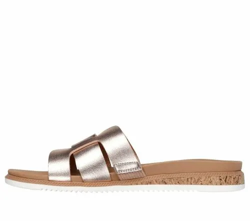 BOBS Desert Kiss Low 8211 Peak Look Rosegold Women SKECHERS Sandals