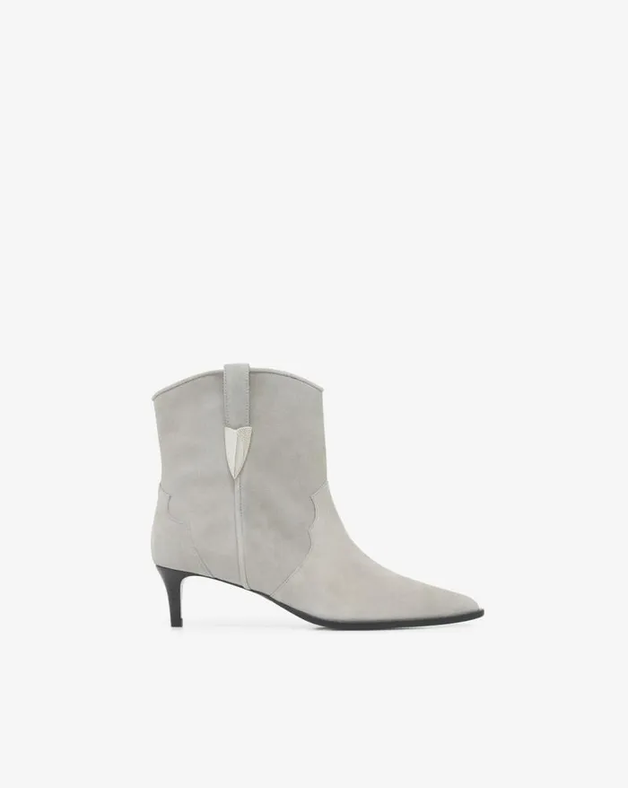 Boots Women IRO OPALE SUEDE LEATHER ANKLE BOOTS