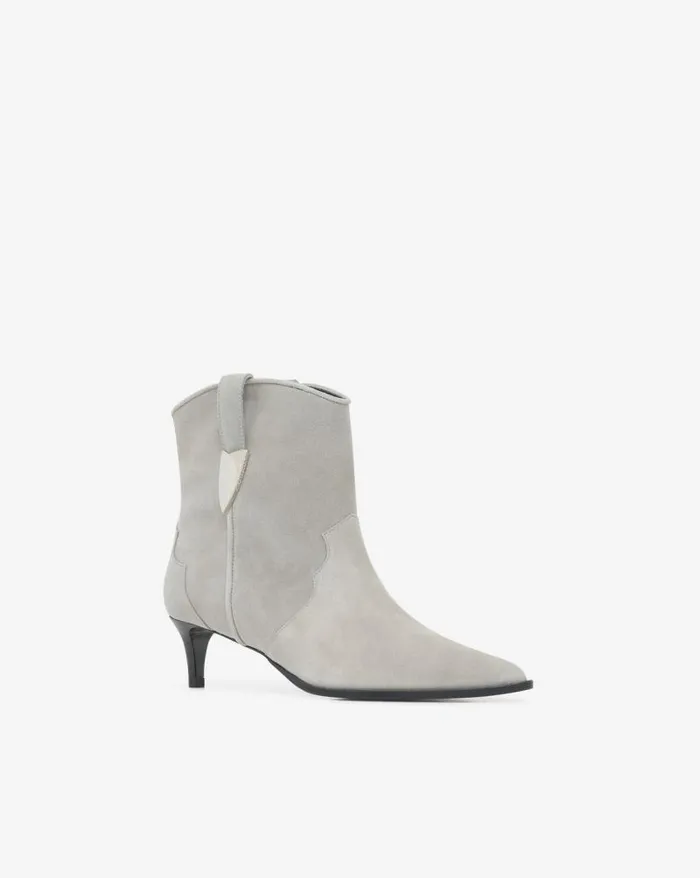Boots Women IRO OPALE SUEDE LEATHER ANKLE BOOTS