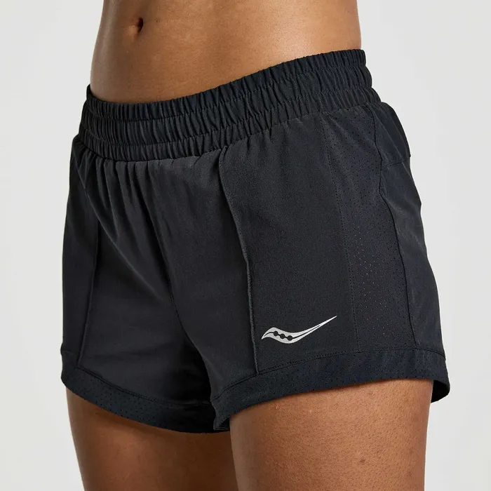 Bottoms Women8217s Outpace 38243 Short Black 8211 Saucony Women Bottoms Women8217s Outpace 38243 Short Black 8211 Saucony Women