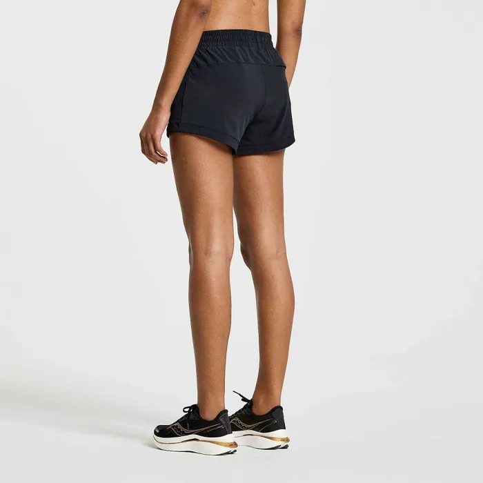Bottoms Women8217s Outpace 38243 Short Black 8211 Saucony Women Bottoms Women8217s Outpace 38243 Short Black 8211 Saucony Women