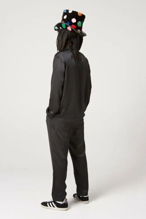 Bottoms WomenMen Gallery Dept CHATEAU JOSU PRESIDENTIAL SUITE SILK PAJAMA PANT Black