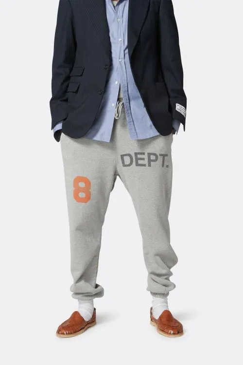 Bottoms WomenMen Gallery Dept DEPT LOGO 8 SWEATPANT Heather Grey