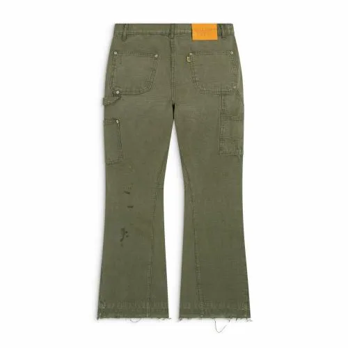 Bottoms WomenMen Gallery Dept RECYCLED CONSTRUCTION FLARE Olive