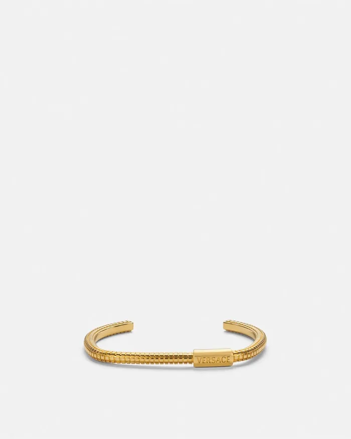 Bracelets MenWomen Versace Dylos Cuff Bracelet Light Gold