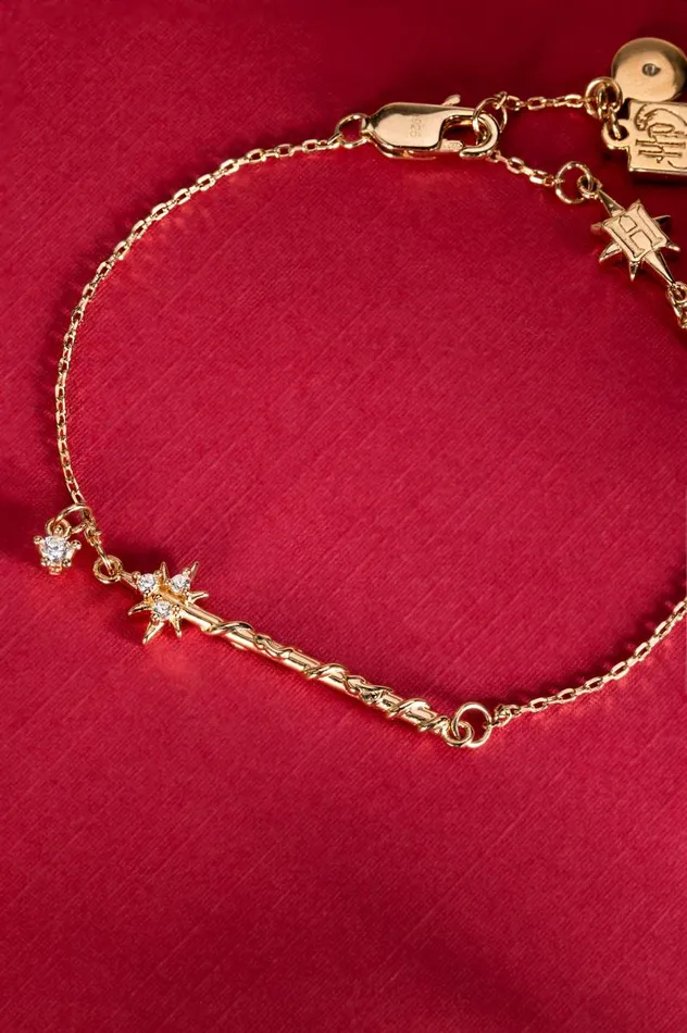 Bracelets Women Alex And Ani Harry Potter Hermione Wand Bracelet 14kt Gold Over Sterling Silver