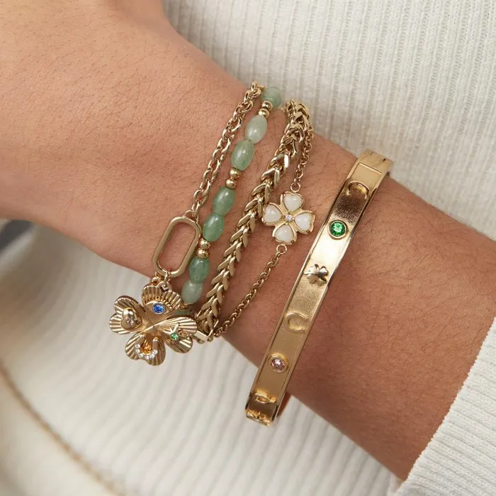 Bracelets Women Alex And Ani Lucky Hinge Bangle Gold