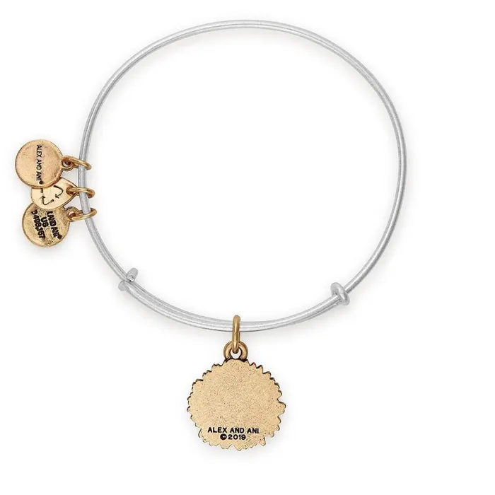 Bracelets Women Alex And Ani Sunflower Charm Bangle Rafaelian Silver
