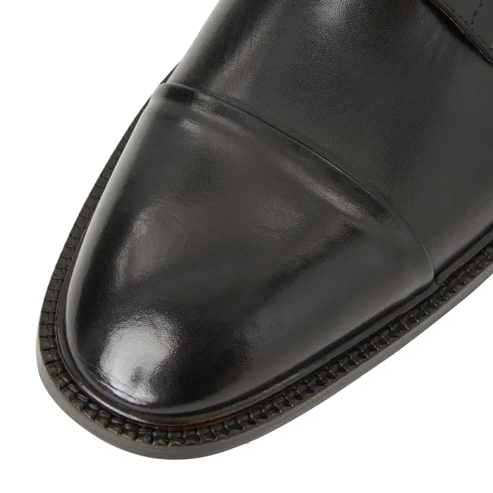 Bruno Magli Aydin Cap Toe Leather DerbyBlack Men Laceups and Oxfords