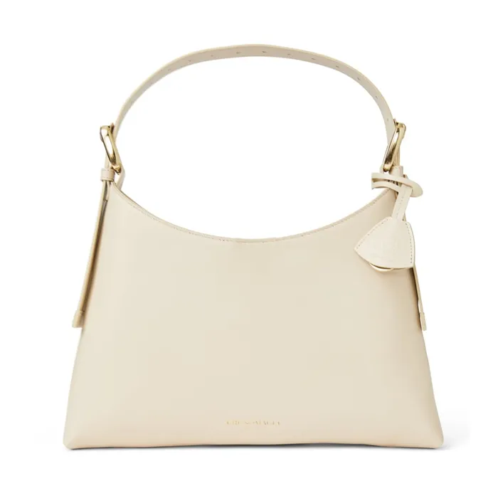 Bruno Magli Cora Mini Cream Nappa Leather Women Handbags