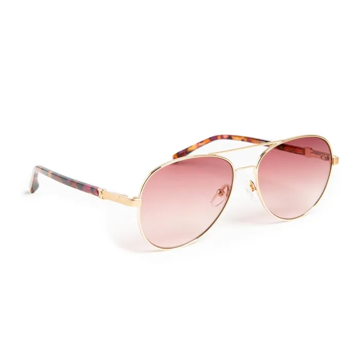 Bruno Magli Costa Aviator Sunglasses 8211 Gold Men Sunglasses