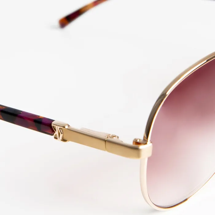 Bruno Magli Costa Aviator Sunglasses 8211 Gold Men Sunglasses