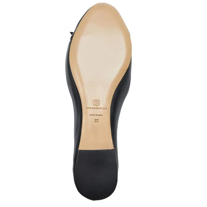 Bruno Magli DONATELLA Ballet Flat BLACK Women Flats and Loafers