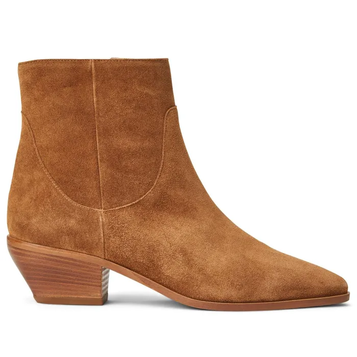 Bruno Magli Fabiana Boot Cognac Suede Women Boots