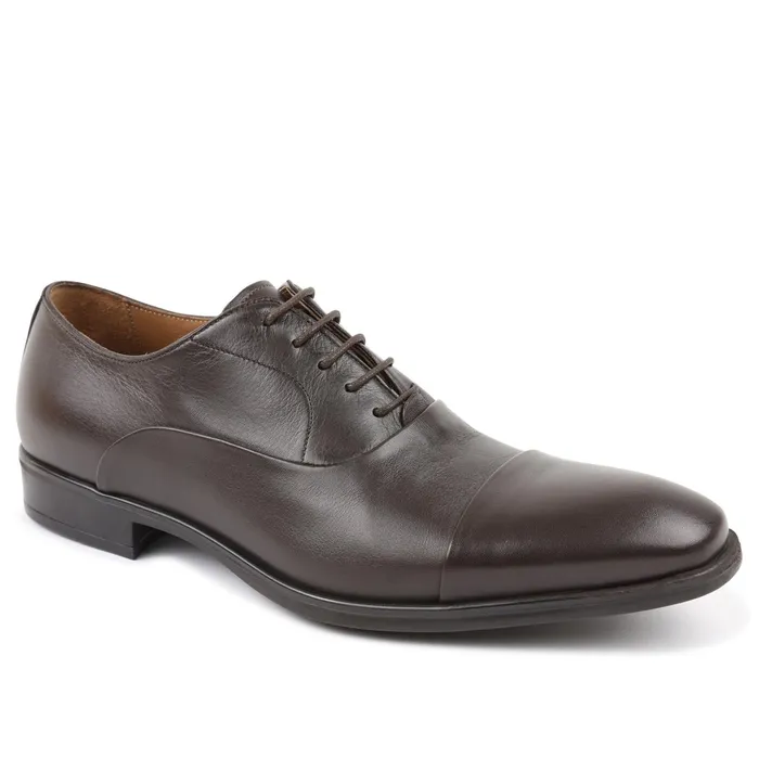 Bruno Magli Locascio CapToe Oxford 8211 Dark Brown Men Dress Shoes
