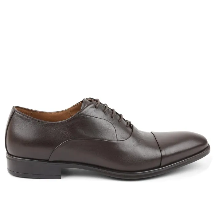 Bruno Magli Locascio CapToe Oxford 8211 Dark Brown Men Dress Shoes