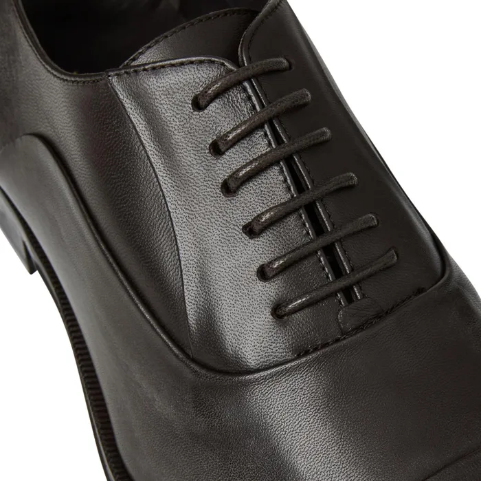Bruno Magli Maioco Leather Oxford 8211 Dark Brown Men Dress Shoes