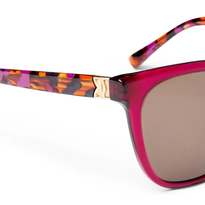 Bruno Magli Monas Limited Edition Oversized Sunglasses Red Women Sunglasses