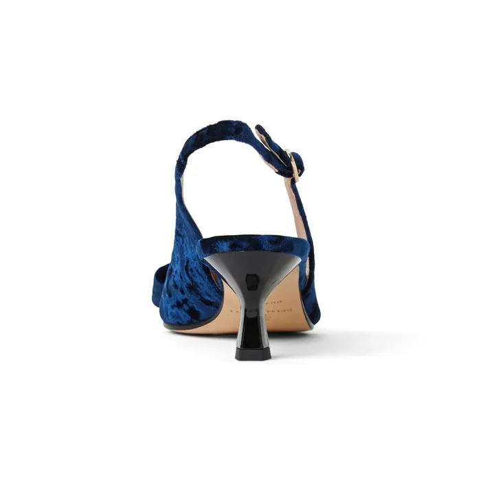 Bruno Magli Morena Slingback Pump Navy Velvet Women Pumps Bruno Magli Morena Slingback Pump Navy Velvet Women Pumps