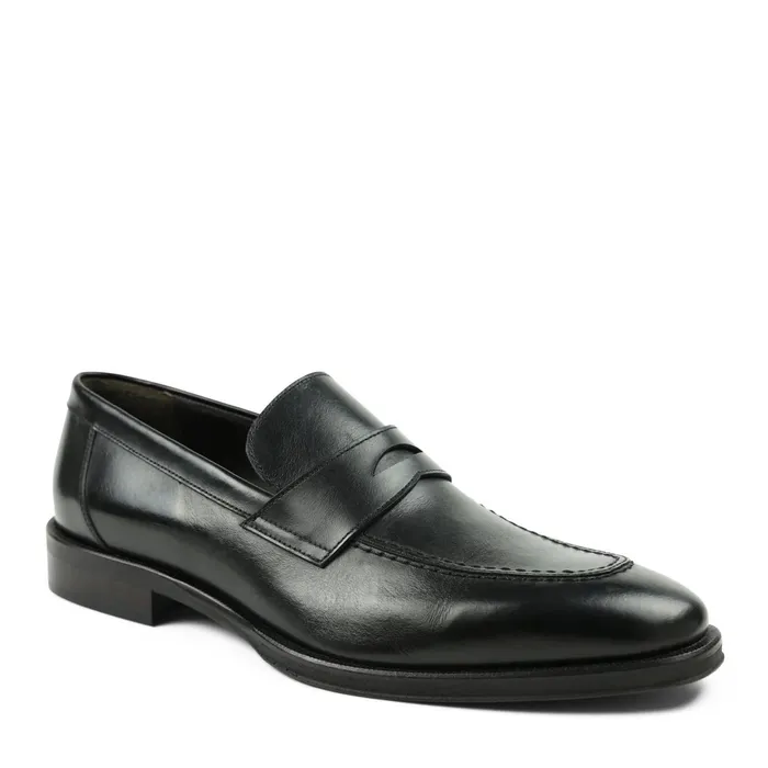 Bruno Magli Nathan Penny Loafer 8211 Black Men Casual Shoes